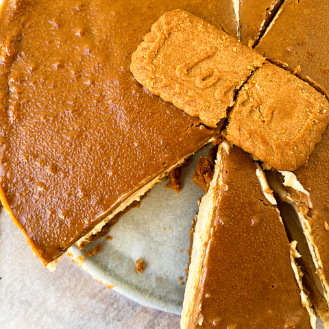 Vegan No Bake Biscoff Cheesecake