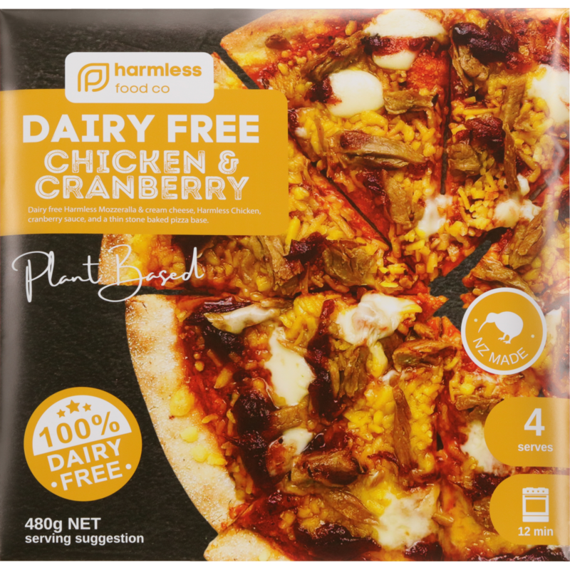 Harmless Cranberry Chicken & Cream Cheese Pizza