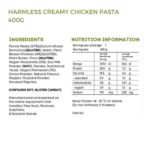 Harmless Plant Based Creamy Chicken Pasta 400gr