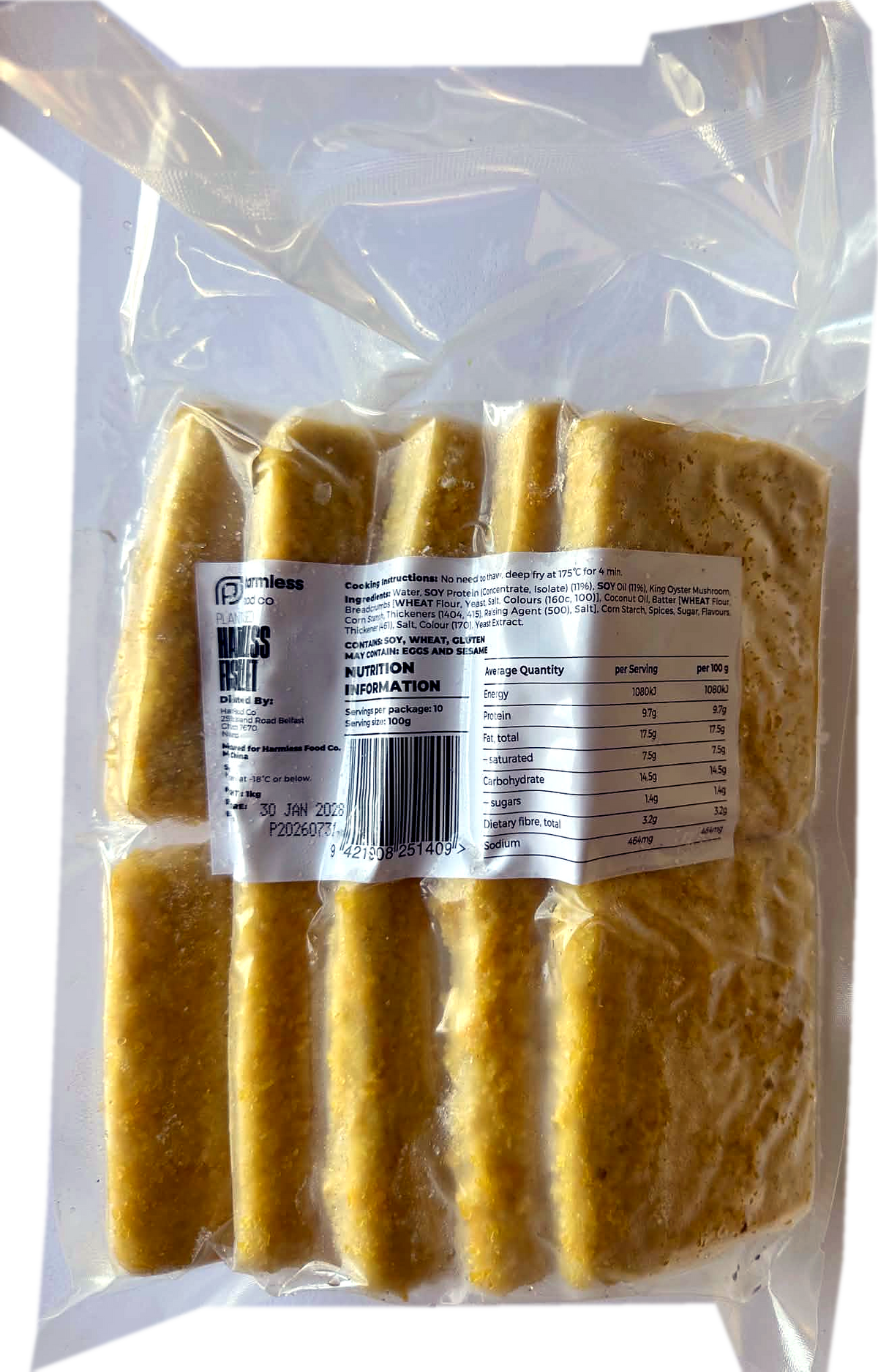 Vegan Fish Fillets| Harmless Food Co